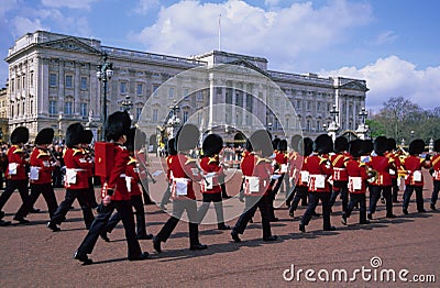 Garde royale Ã  Londres Editorial Stock Photo